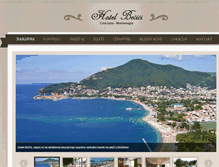 Tablet Screenshot of becici-hotel.com